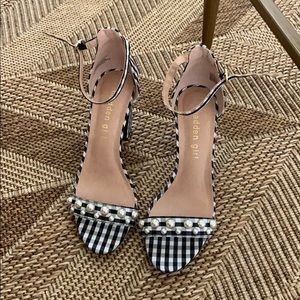 Madden girl gingham block heels